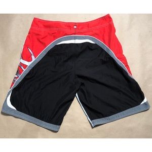 Men’s Speedo board shorts.